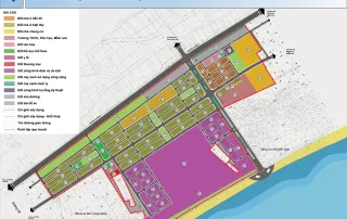 Bản đồ quy hoạch sử dụng đất của dự án Sun Group Vũng Tàu tại đường 3 tháng 2, Vũng Tàu.