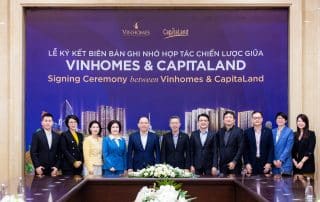 CapitaLand Development và Vinhomes ký kết hợp tác chiến lược, ra mắt The Fullton - dự án 800 triệu đô tại Bắc Việt Nam.