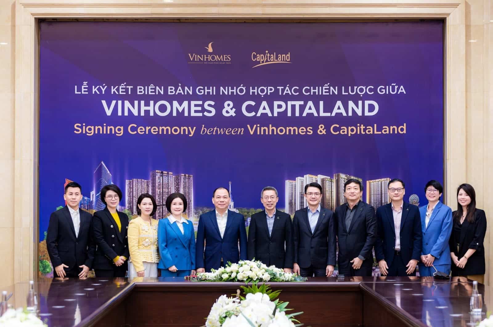 CapitaLand Development và Vinhomes ký kết hợp tác chiến lược, ra mắt The Fullton – dự án 800 triệu đô tại Bắc Việt Nam.