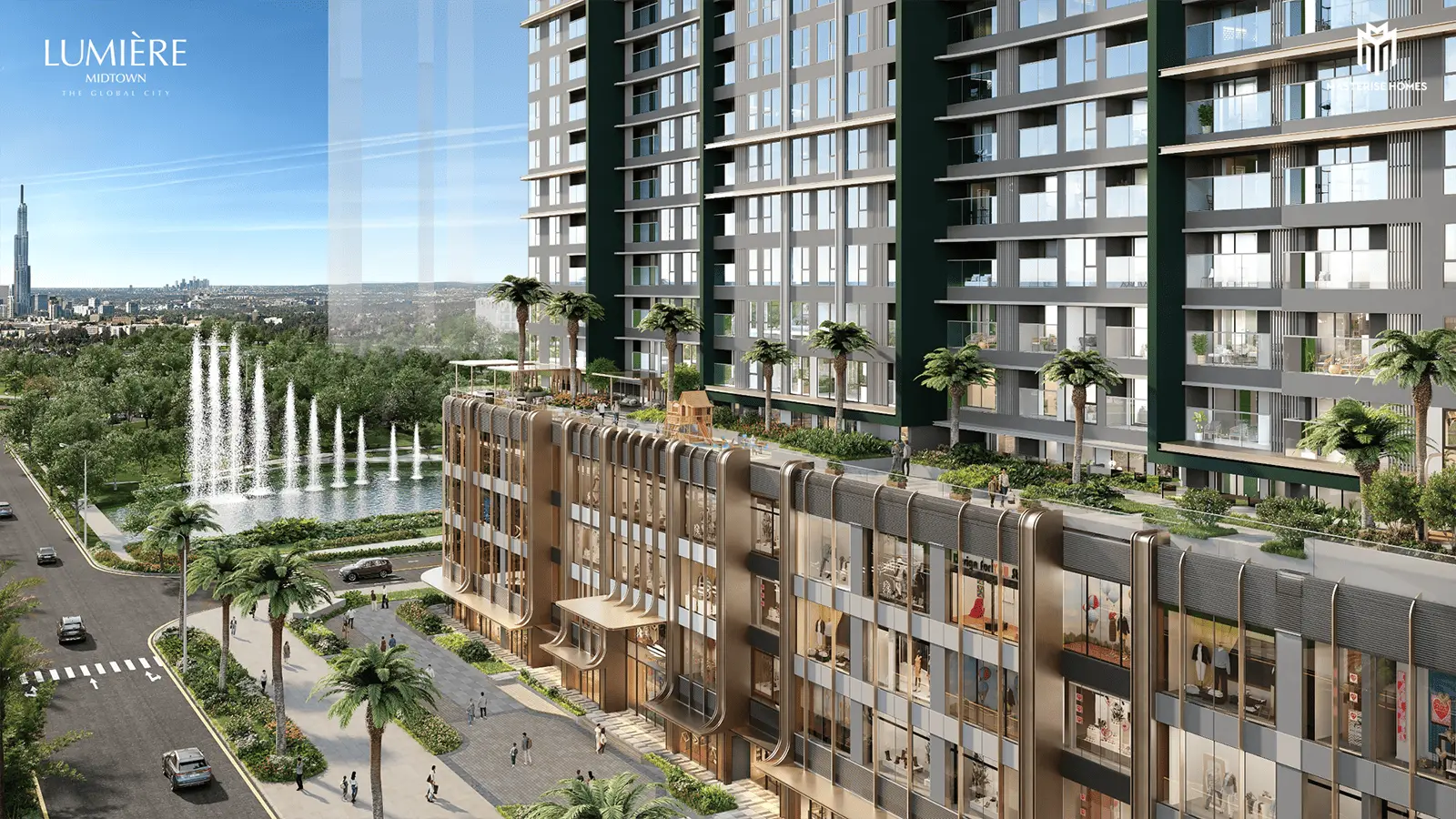 LUMIÈRE Midtown – Tâm điểm phồn hoa với thiết kế hiện đại, hài hòa thiên nhiên, đem lại cuộc sống đẳng cấp giữa The Global City.
